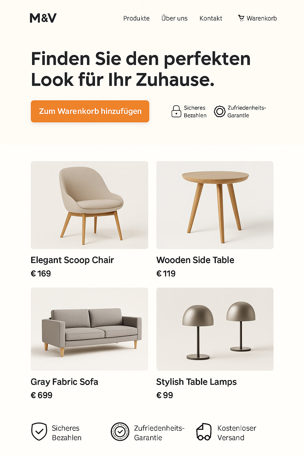 Beispiel E-Commerce Shop
